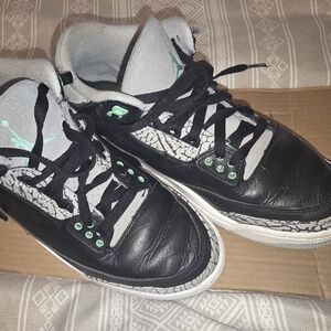 Jordan Black and Gray Sneakers